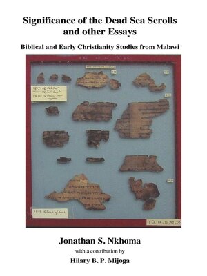 cover image of Significance of the Dead Sea Scrolls and other Essays